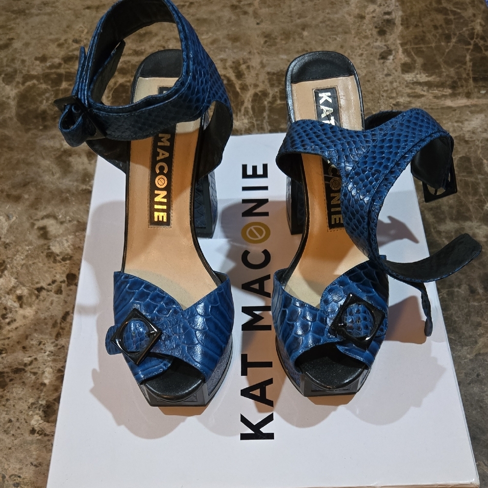 Kat Maconie Blue Women's Heels Sz 39/8.5